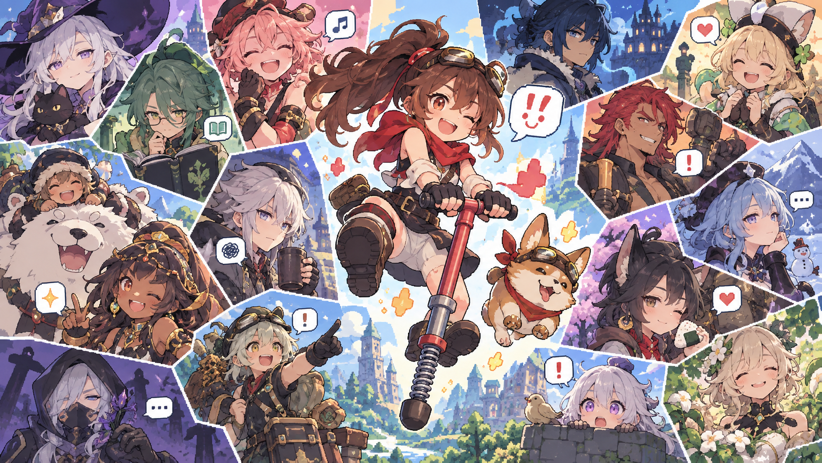 Characters illustration